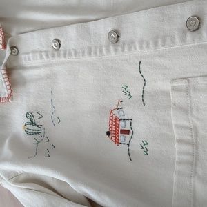 Zara cotton over shirt, size ML, ecru.